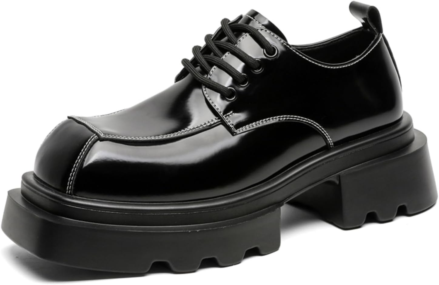 Мужские туфли с полированной и матовой кожей на массивной подошве, Платформенные оксфорды и дерби, Туфли с квадратным носком на шнуровке, увеличивающие рост, с нескользящей подошвой для повседневной носки и работы Kelibasi, черный
Мужские туфли с полированной и матовой кожей на массивной подошве, Платформенные оксфорды и дерби, Туфли с квадратным носком на шнуровке, увеличивающие рост, с нескользящей подошвой для повседневной носки и работы Kelibasi, черный