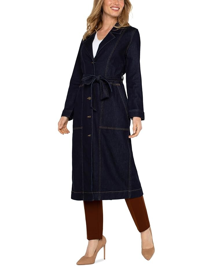 Куртка Liverpool Los Angeles Denim Notch Collar Duster Jacket With Self Belt, цвет Indigo Rinse Wash
Куртка Liverpool Los Angeles Denim Notch Collar Duster Jacket With Self Belt, цвет Indigo Rinse Wash