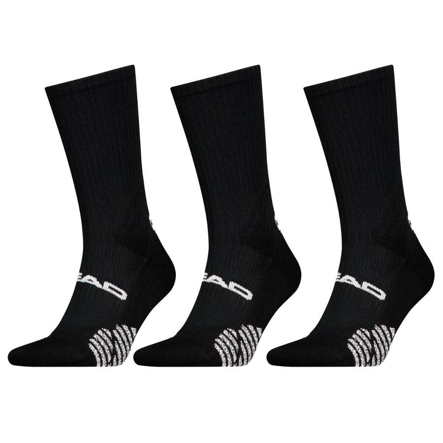 HEAD Носки для паделя Crew, 3 пары, черные
HEAD Носки для паделя Crew, 3 пары, черные