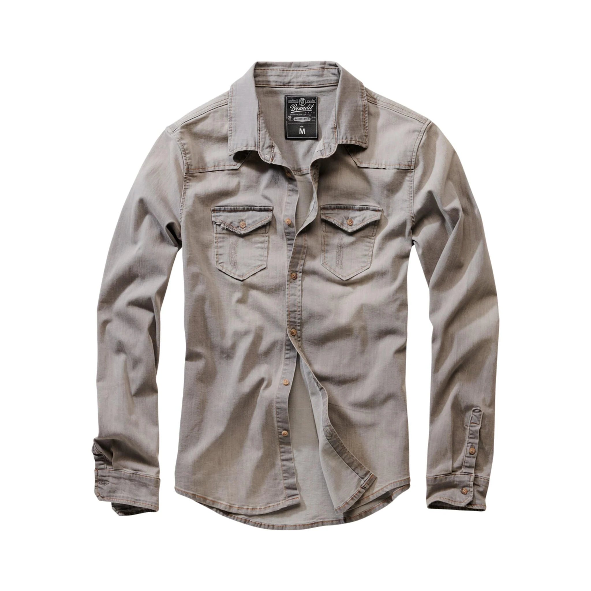 Рубашка с длинными рукавами Brandit " Brandit Men's Riley Denim Shirt" (1 шт.), серый
Рубашка с длинными рукавами Brandit " Brandit Men's Riley Denim Shirt" (1 шт.), серый