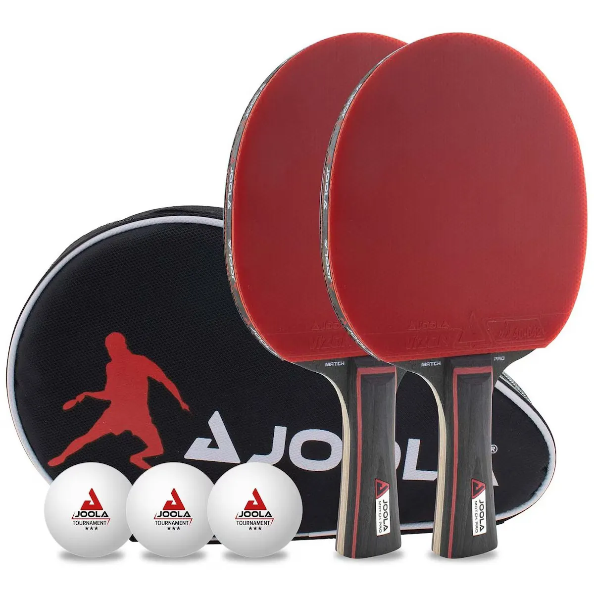 Набор для настольного тенниса Joola Duo Pro с 2 ракетками, 3 мячами и чехлом, мультиколор
Набор для настольного тенниса Joola Duo Pro с 2 ракетками, 3 мячами и чехлом, мультиколор