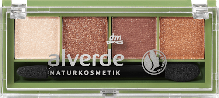Тени для век alverde NATURKOSMETIK Lidschattenpalette Quattro 39 Desert Wonders, 4,4 g
Тени для век alverde NATURKOSMETIK Lidschattenpalette Quattro 39 Desert Wonders, 4,4 g