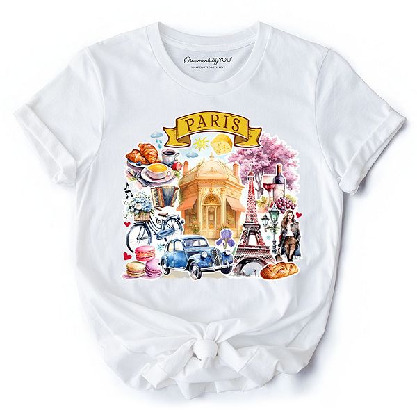 Футболка Artistic Paris с изображением культуры и достопримечательностей Ornamentallyyou
Футболка Artistic Paris с изображением культуры и достопримечательностей Ornamentallyyou