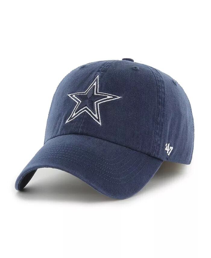 Мужская темно-синяя регулируемая шляпа с логотипом Dallas Cowboys Franchise '47 Brand
Мужская темно-синяя регулируемая шляпа с логотипом Dallas Cowboys Franchise '47 Brand