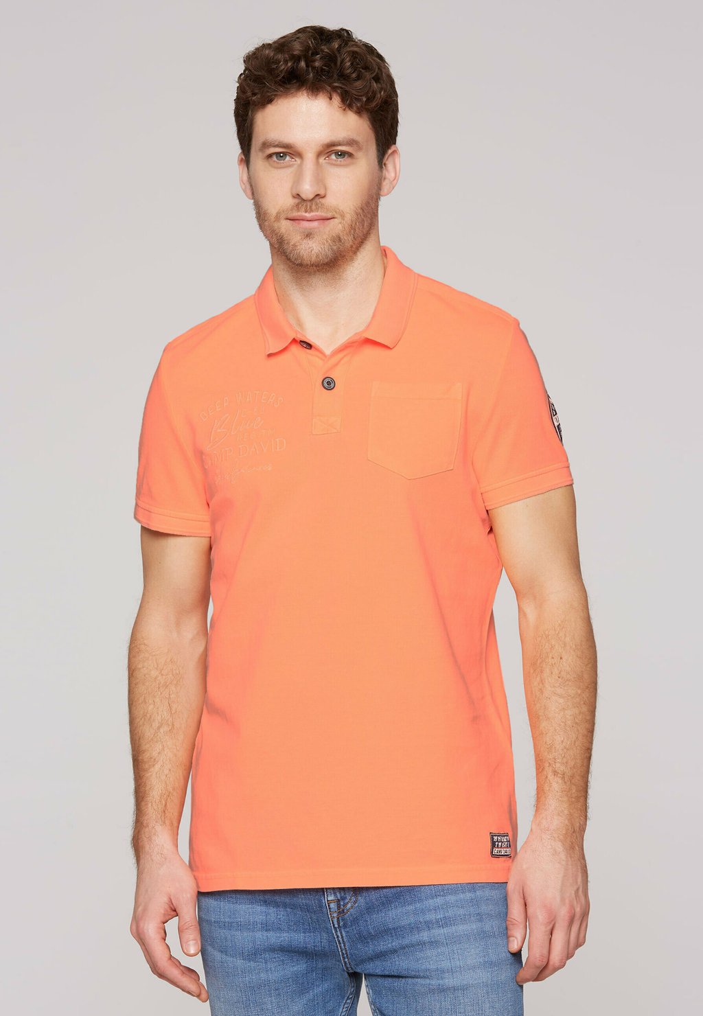 Поло MIT RÜCKEN-ARTWORK Camp David, оранжевый
Поло MIT RÜCKEN-ARTWORK Camp David, оранжевый