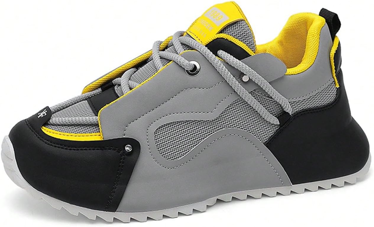 Мужские кроссовки Y2K современного городского стиля с нескользящей подошвой, комфортные для повседневной носки и бега, на все сезоны, с ярким дизайном для уличного стиля Zixcplaz, серый
Мужские кроссовки Y2K современного городского стиля с нескользящей подошвой, комфортные для повседневной носки и бега, на все сезоны, с ярким дизайном для уличного стиля Zixcplaz, серый