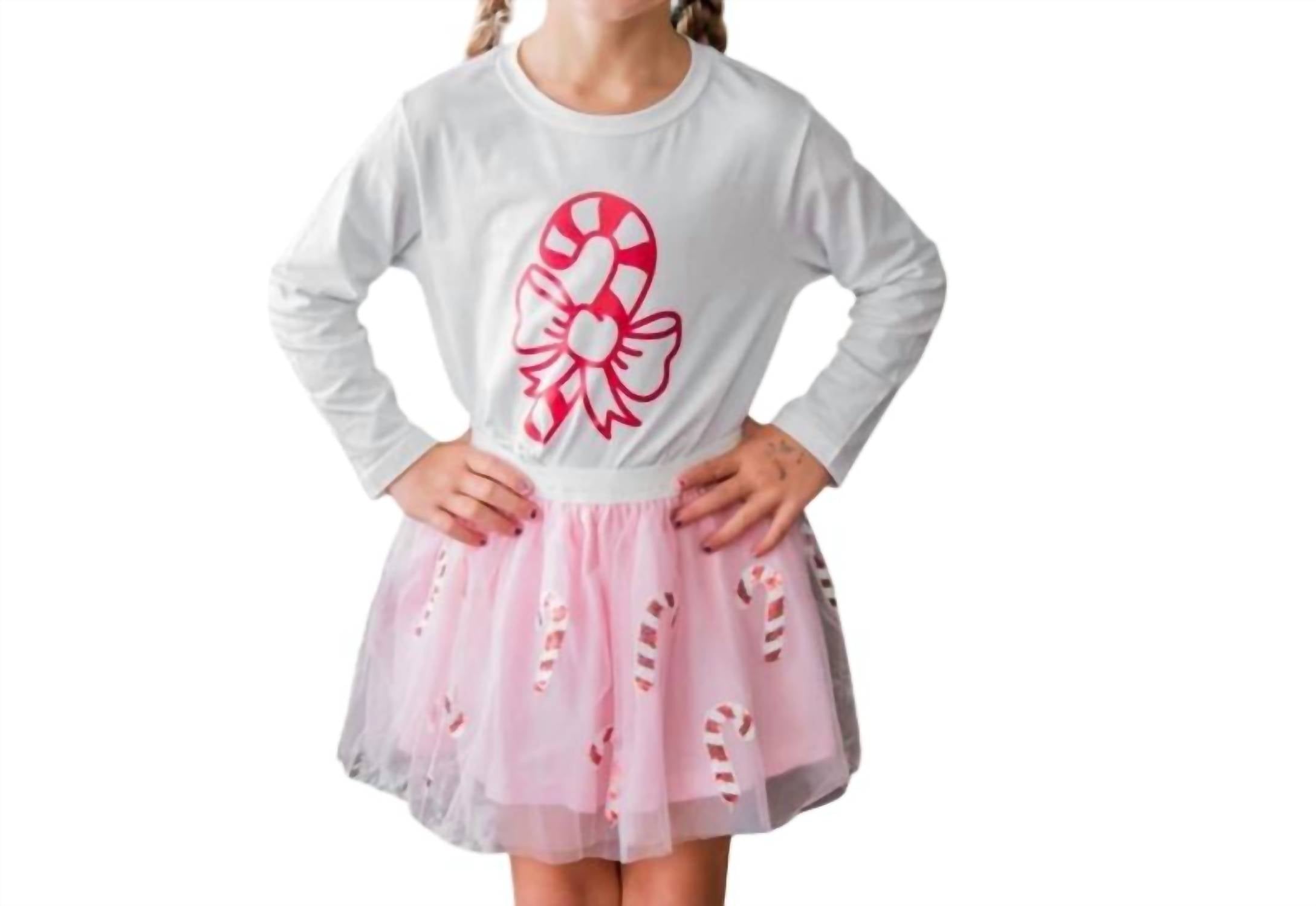 Детская праздничная футболка Candy Cane White для девочек в белом/красном цвете SWEET wink
Детская праздничная футболка Candy Cane White для девочек в белом/красном цвете SWEET wink