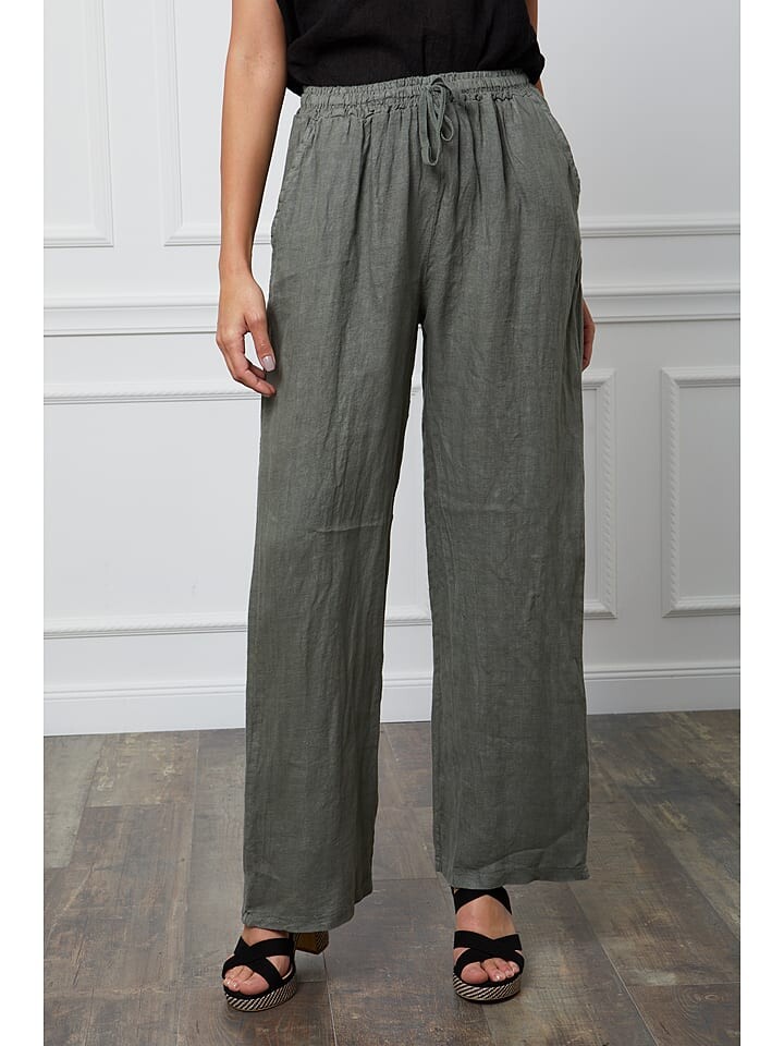 Тканевые брюки La Compagnie Du Lin, хаки
Тканевые брюки La Compagnie Du Lin, хаки