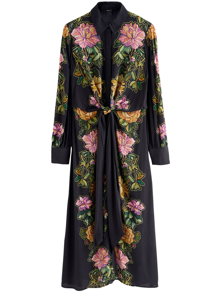 Платье-рубашка Next, черный
Платье-рубашка Next, черный