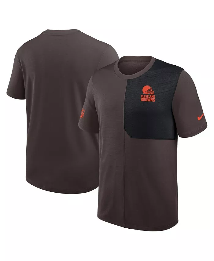 Мужская коричневая футболка Cleveland Browns Sideline UV Performance Coach Nike
Мужская коричневая футболка Cleveland Browns Sideline UV Performance Coach Nike