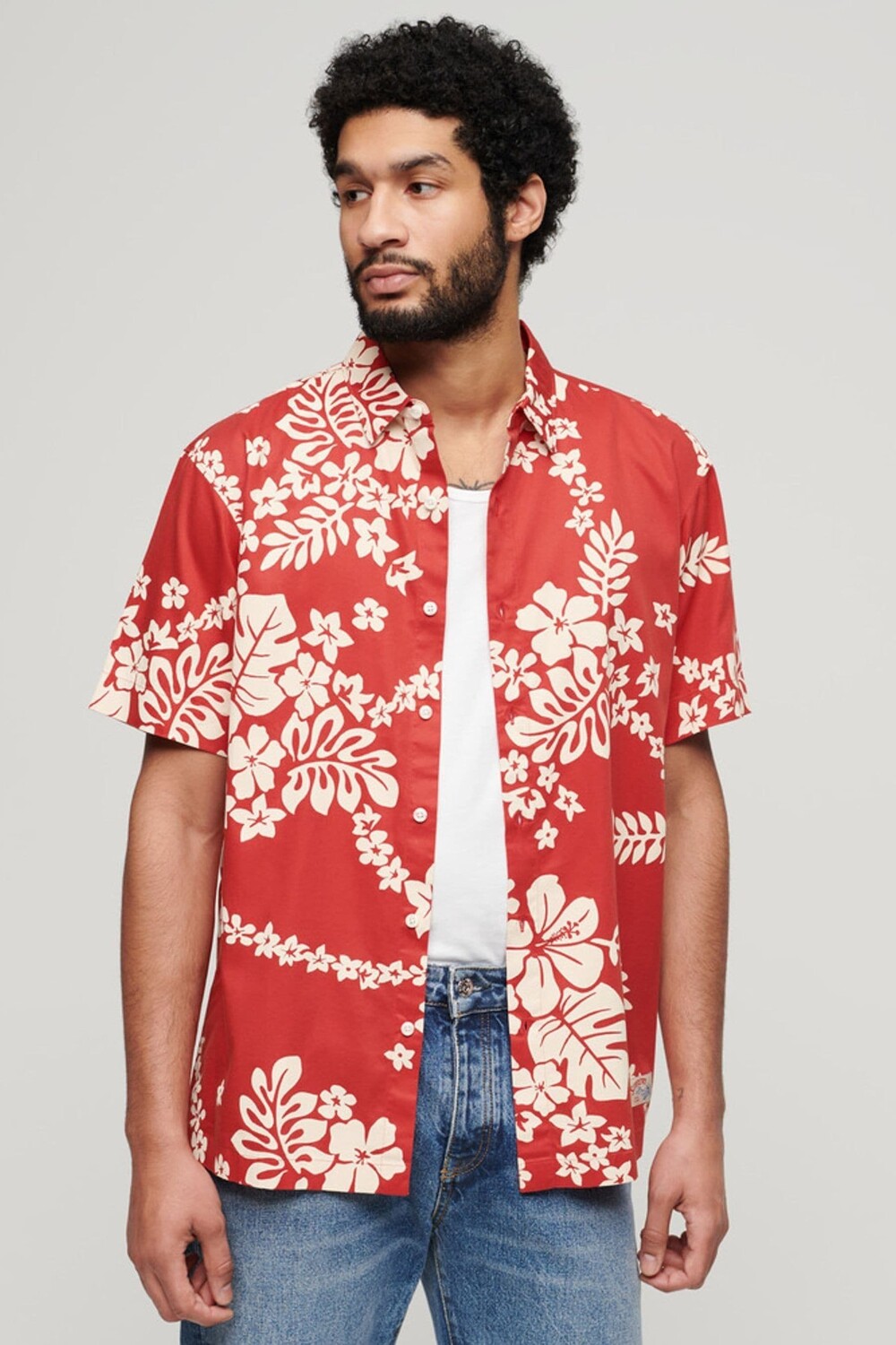 Футболка с короткими рукавами и гавайским принтом Superdry, красный
Футболка с короткими рукавами и гавайским принтом Superdry, красный