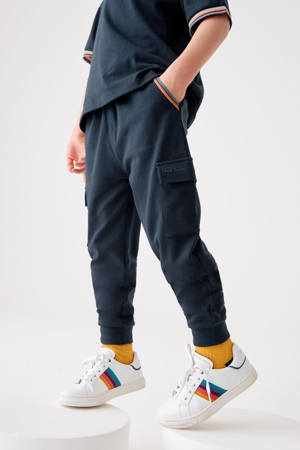 Мальчики брюки карго в полоску из 100% хлопка Paul Smith Junior, синий
Мальчики брюки карго в полоску из 100% хлопка Paul Smith Junior, синий