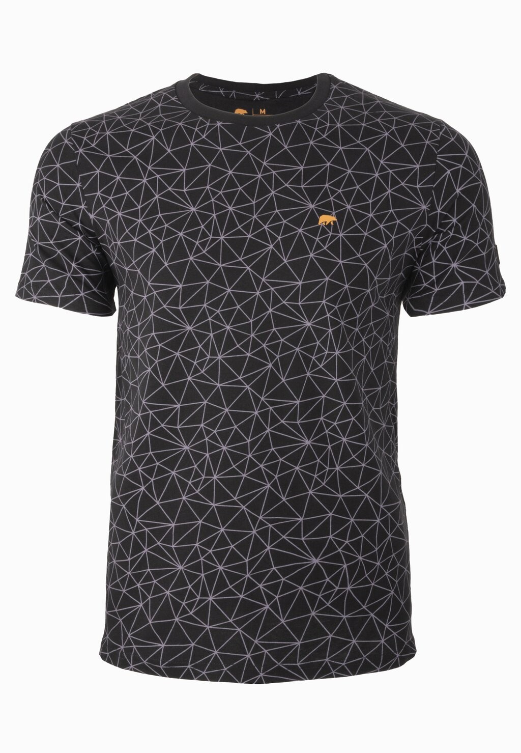 Футболка с принтом POLYGONMUSTER FORSBERG, черный 
Футболка с принтом POLYGONMUSTER FORSBERG, черный