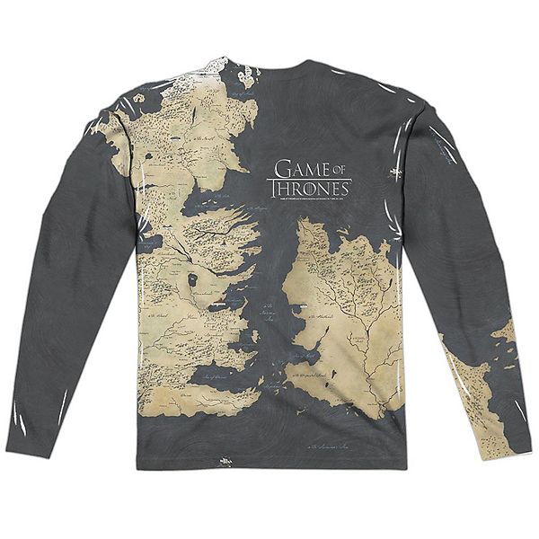 Футболка с длинным рукавом Game of thrones westeros map Licensed Character
Футболка с длинным рукавом Game of thrones westeros map Licensed Character