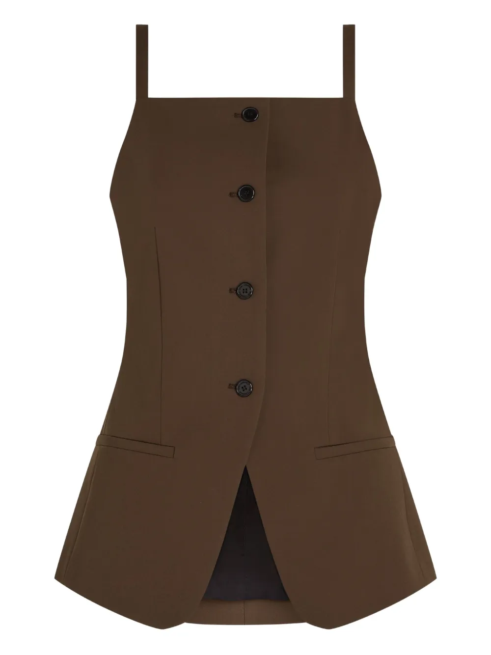 Жилет с квадратным вырезом Karl Lagerfeld, коричневый
Жилет с квадратным вырезом Karl Lagerfeld, коричневый