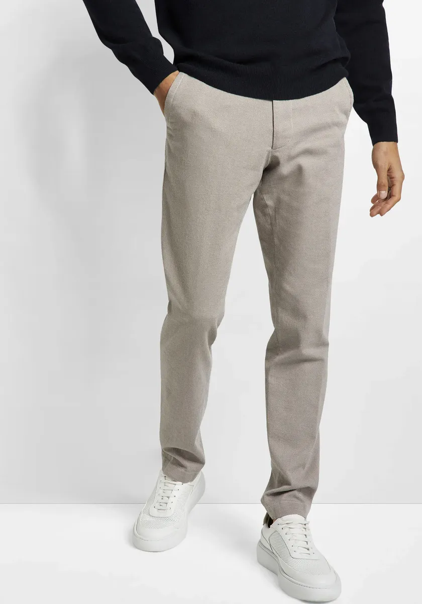 Брюки-чиносы "CIBRODY", модный структурный узор Cinque, коричневый
Брюки-чиносы "CIBRODY", модный структурный узор Cinque, коричневый