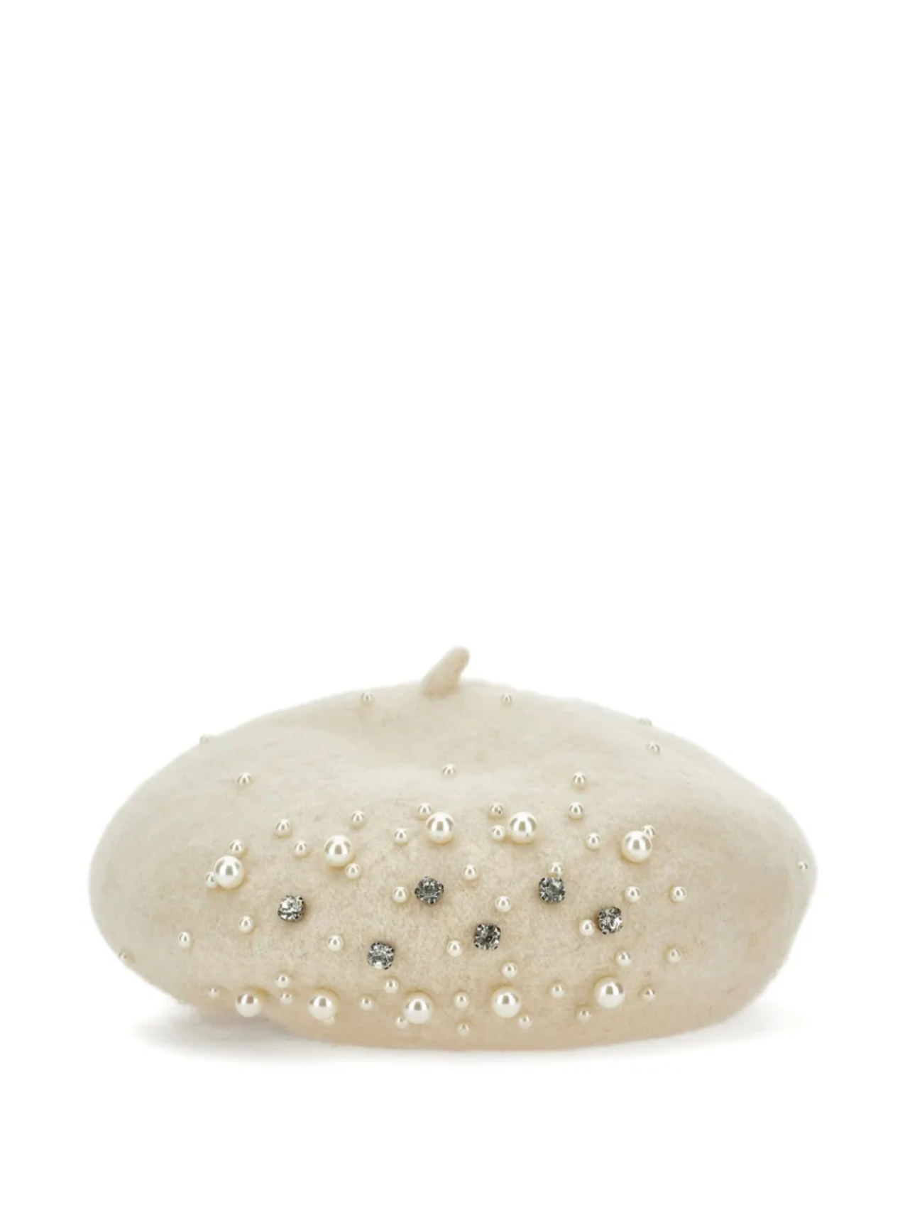 Берет, украшенный кристаллами Monnalisa, белый
Берет, украшенный кристаллами Monnalisa, белый