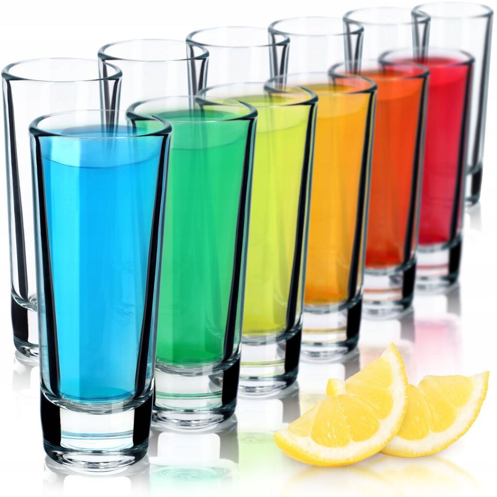 KADAX «Lecam» рюмки, классические стаканчики для рюмок из прозрачного материала, упаковка 12 шт., 60 мл 
KADAX «Lecam» рюмки, классические стаканчики для рюмок из прозрачного материала, упаковка 12 шт., 60 мл