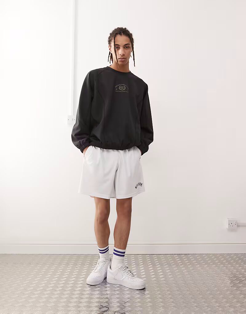 47 Brand NY Yankees шорты с логотипом в белом/черном цвете 
47 Brand NY Yankees шорты с логотипом в белом/черном цвете