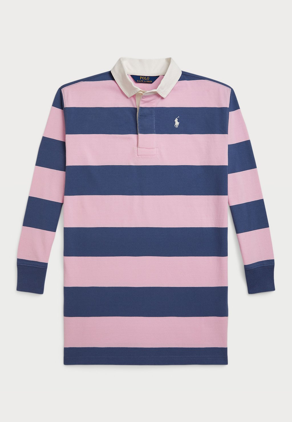 Платье из джерси STRIPED COTTON JERSEY RUGBY DRESS Polo Ralph Lauren, мультиколор 
Платье из джерси STRIPED COTTON JERSEY RUGBY DRESS Polo Ralph Lauren, мультиколор