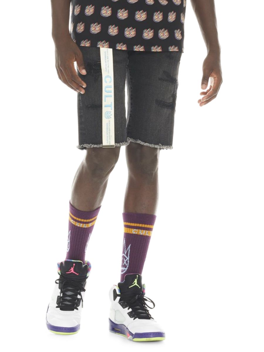 Облегающие джинсовые шорты с потертостями и поясом Cult Of Individuality, цвет Jet Black
Облегающие джинсовые шорты с потертостями и поясом Cult Of Individuality, цвет Jet Black