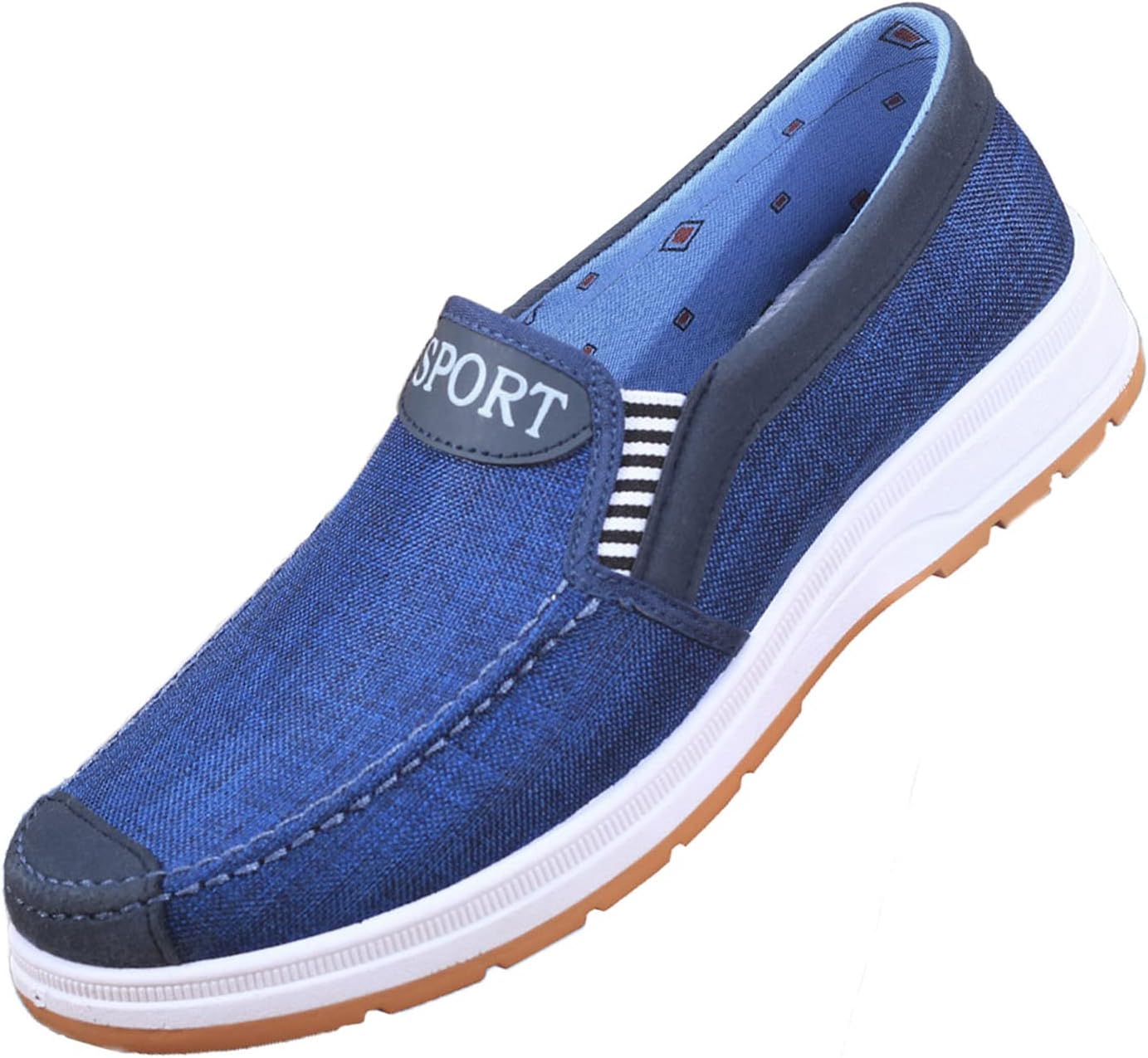 Мужские легкие повседневные слипоны из холста, удобные лодочные мокасины с нескользящей мягкой подошвой, кроссовки для ходьбы Cubicbee, синий
Мужские легкие повседневные слипоны из холста, удобные лодочные мокасины с нескользящей мягкой подошвой, кроссовки для ходьбы Cubicbee, синий