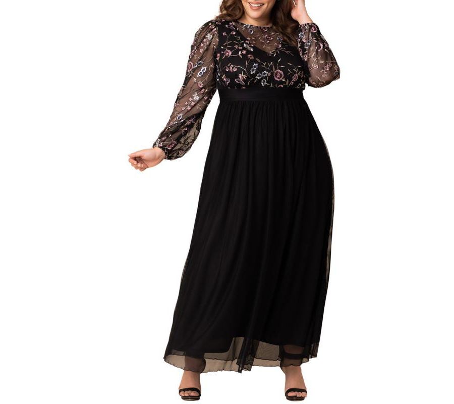 Вечернее платье большого размера с вышитым лифом Eternal Kiyonna, Moonlit garden
Вечернее платье большого размера с вышитым лифом Eternal Kiyonna, Moonlit garden