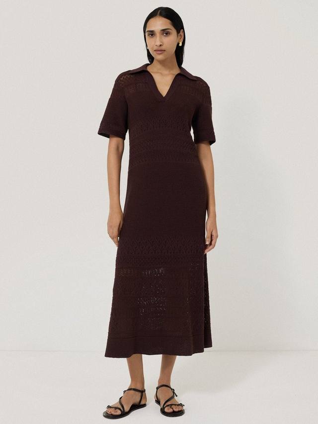 Платье-пуантель из хлопчатобумажной смеси Jigsaw, темно-красный
Платье-пуантель из хлопчатобумажной смеси Jigsaw, темно-красный