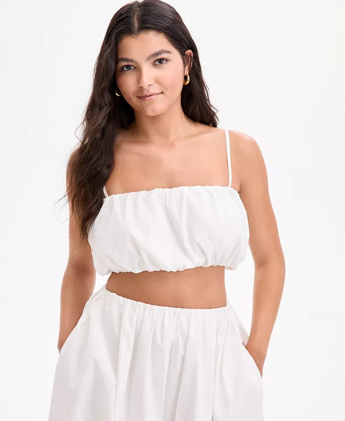 Женский укороченный топ из хлопка Nomi French Connection, белый
Женский укороченный топ из хлопка Nomi French Connection, белый