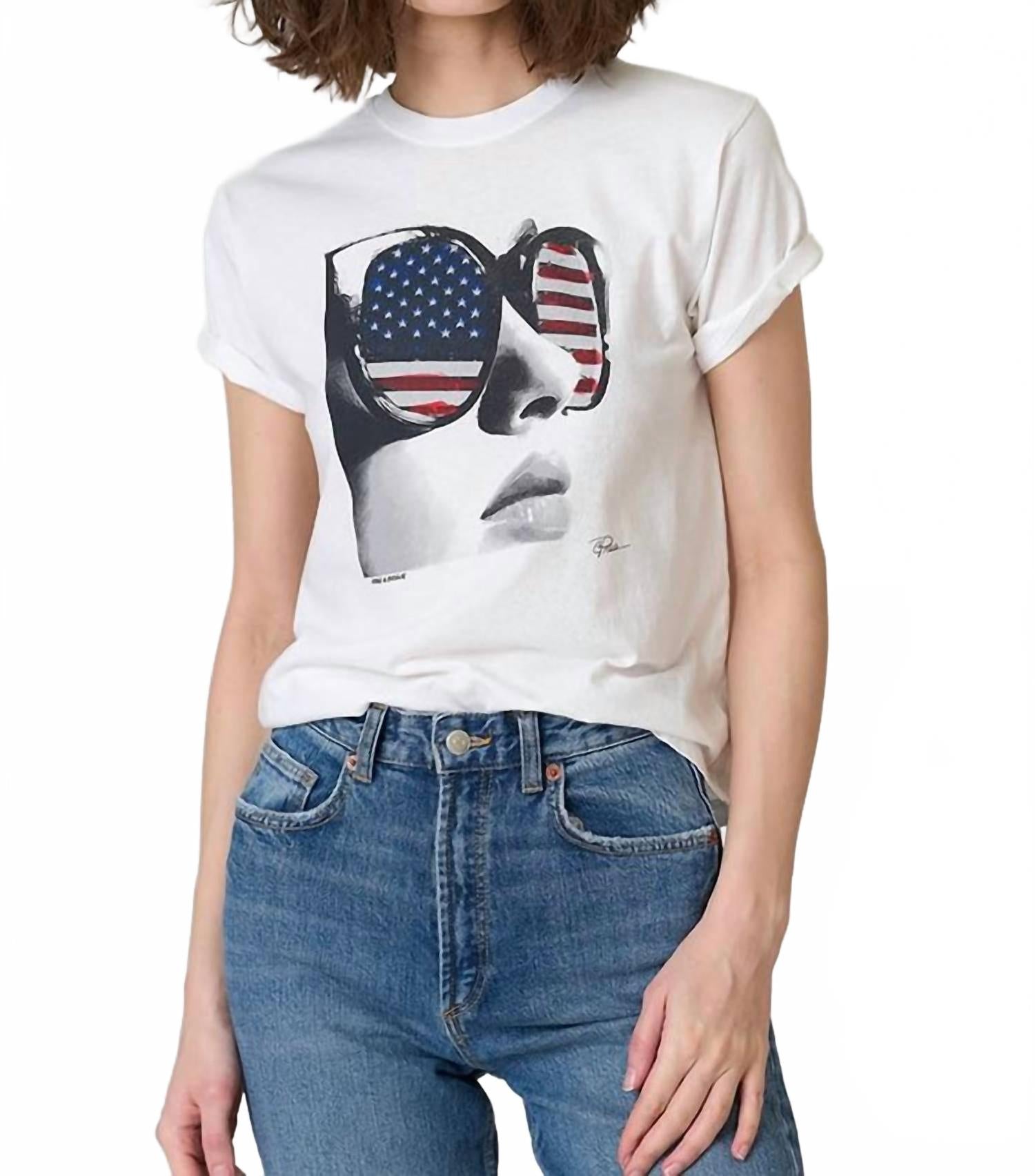 Футболка Free And Brave в цвете выбеленный белый CPress Studio
Футболка Free And Brave в цвете выбеленный белый CPress Studio