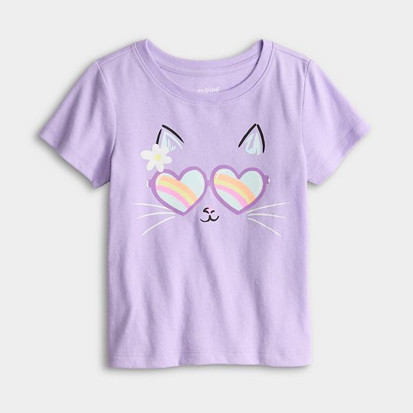 Футболка с принтом для девочек 4-12 Jumping Beans, Purple Cat Glasses
Футболка с принтом для девочек 4-12 Jumping Beans, Purple Cat Glasses