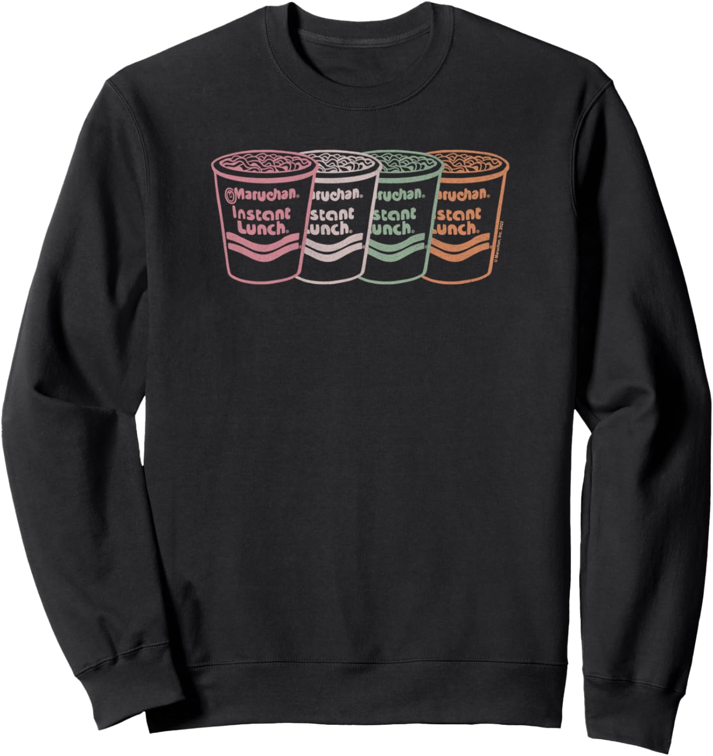 Толстовка Maruchan Instant Lunch Multi Cups с красочным линейным рисунком Maru-Chan, черный
Толстовка Maruchan Instant Lunch Multi Cups с красочным линейным рисунком Maru-Chan, черный