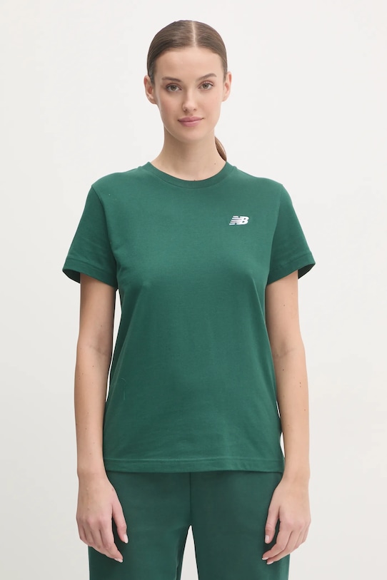 Хлопковая футболка New Balance, зеленый
Хлопковая футболка New Balance, зеленый