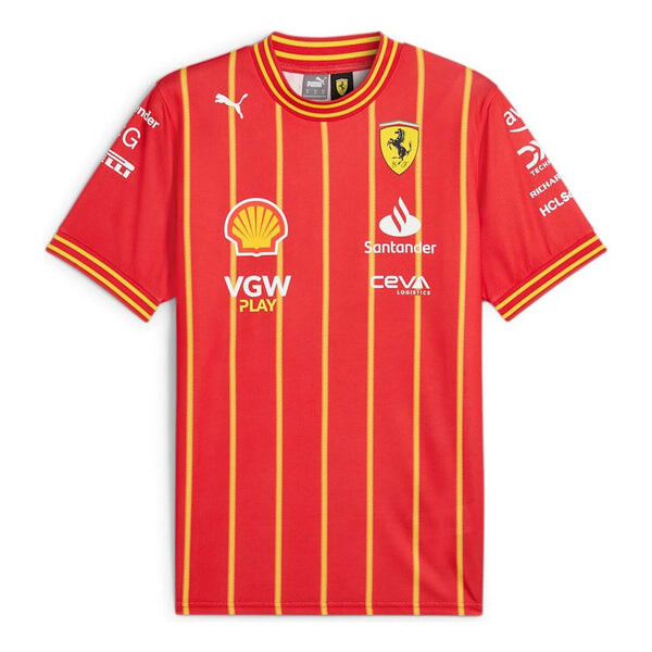 Спортивная футболка scuderia ferrari team football jersey 'leclerc' Puma, красный
Спортивная футболка scuderia ferrari team football jersey 'leclerc' Puma, красный