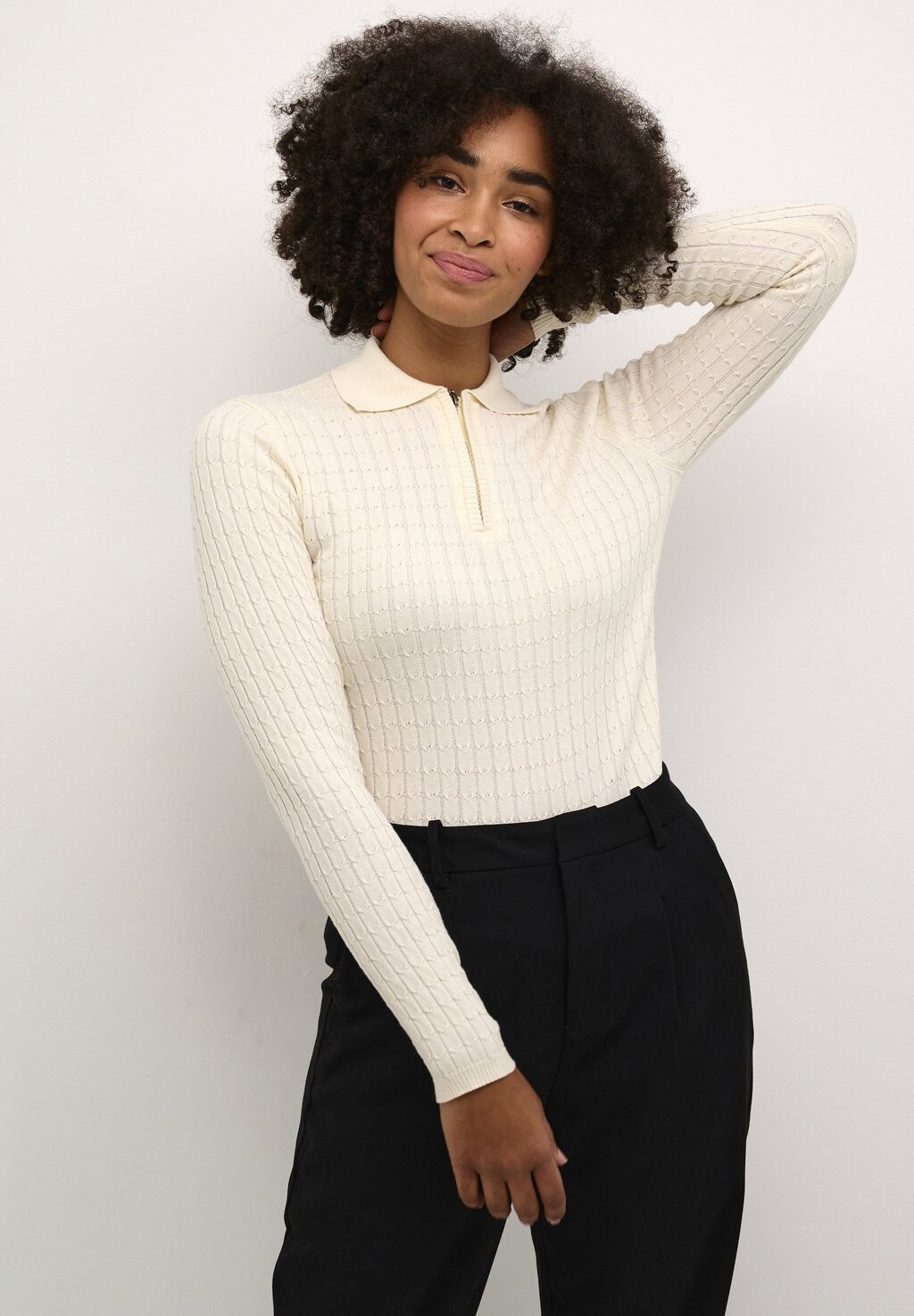 Рубашка поло Kaffe, бежевый
Рубашка поло Kaffe, бежевый