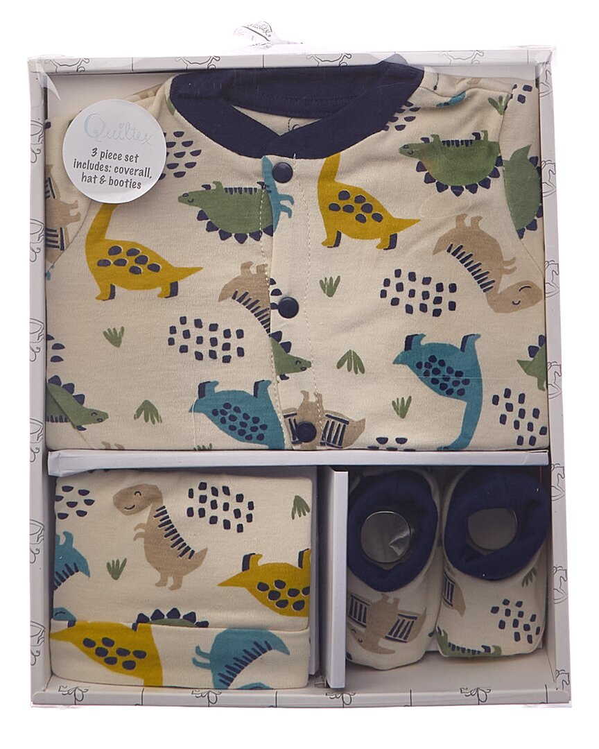 Набор для новорожденных Quiltex "Динозавры", 3 предмета, белый
Набор для новорожденных Quiltex "Динозавры", 3 предмета, белый