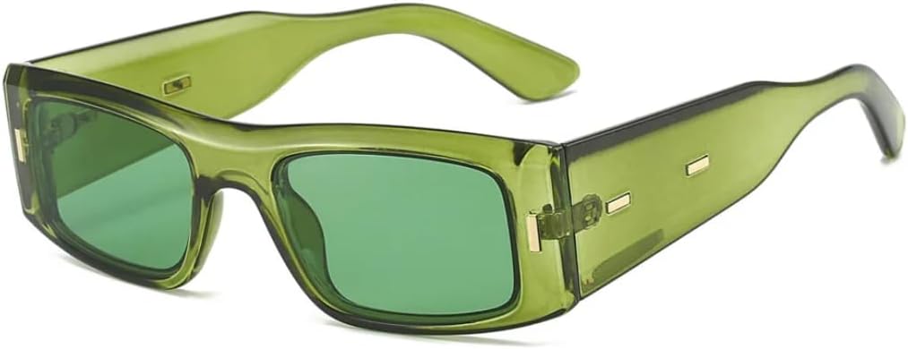 Маленькие прямоугольные солнцезащитные очки для женщин и мужчин, для путешествий, роскошные квадратные очки с защитой от УФ-излучения UV400, в стиле ретро UATXTAU, Green
Маленькие прямоугольные солнцезащитные очки для женщин и мужчин, для путешествий, роскошные квадратные очки с защитой от УФ-излучения UV400, в стиле ретро UATXTAU, Green
