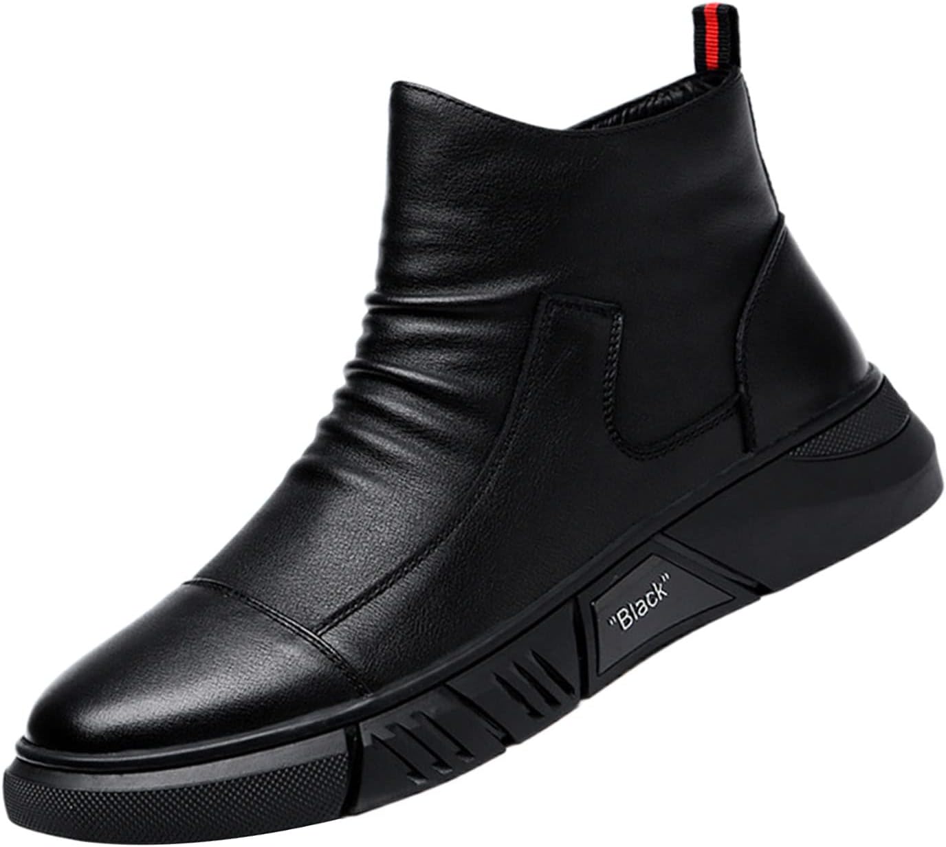 Мужские черные итальянские высокие повседневные кожаные ботинки Keilinia Men, осень 2022, с круглым носком, водонепроницаемые, противоскользящие, амортизирующие
Мужские черные итальянские высокие повседневные кожаные ботинки Keilinia Men, осень 2022, с круглым носком, водонепроницаемые, противоскользящие, амортизирующие