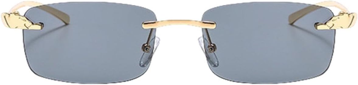 Винтажные уникальные солнцезащитные очки без оправы прямоугольной формы с принтом гепарда для женщин, конфетные цвета, прозрачные линзы для мужчин AHSGDVC, Golden Tea Gradient
Винтажные уникальные солнцезащитные очки без оправы прямоугольной формы с принтом гепарда для женщин, конфетные цвета, прозрачные линзы для мужчин AHSGDVC, Golden Tea Gradient