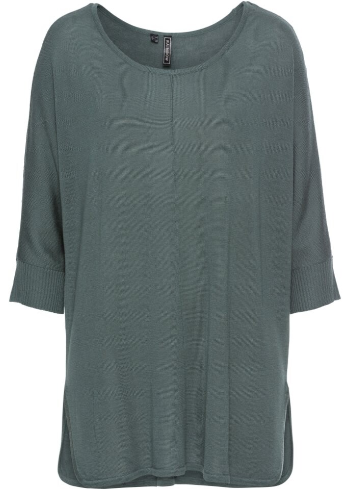 Вязаный свитер с рукавами 3/4 Rainbow, зеленый
Вязаный свитер с рукавами 3/4 Rainbow, зеленый