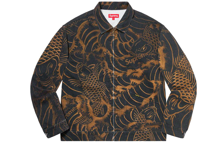 Supreme Рабочая куртка Waves, Black Gold
Supreme Рабочая куртка Waves, Black Gold