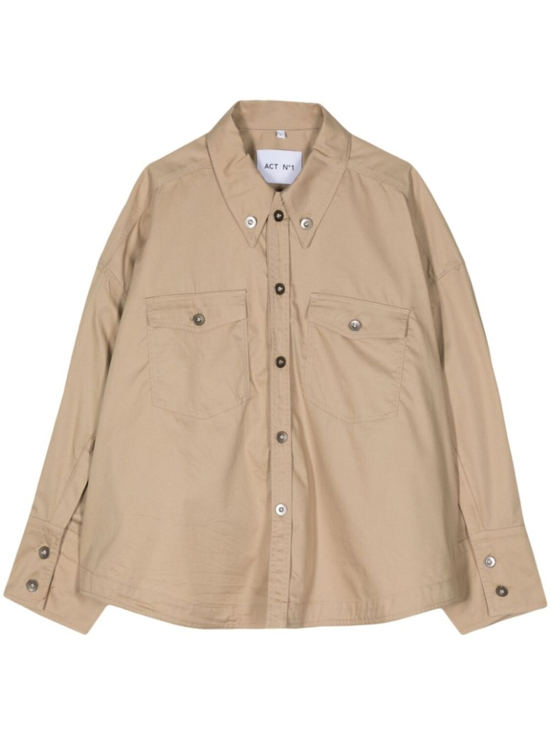 Поплиновая рубашка с длинными рукавами ACT Nº1, коричневый
Поплиновая рубашка с длинными рукавами ACT Nº1, коричневый