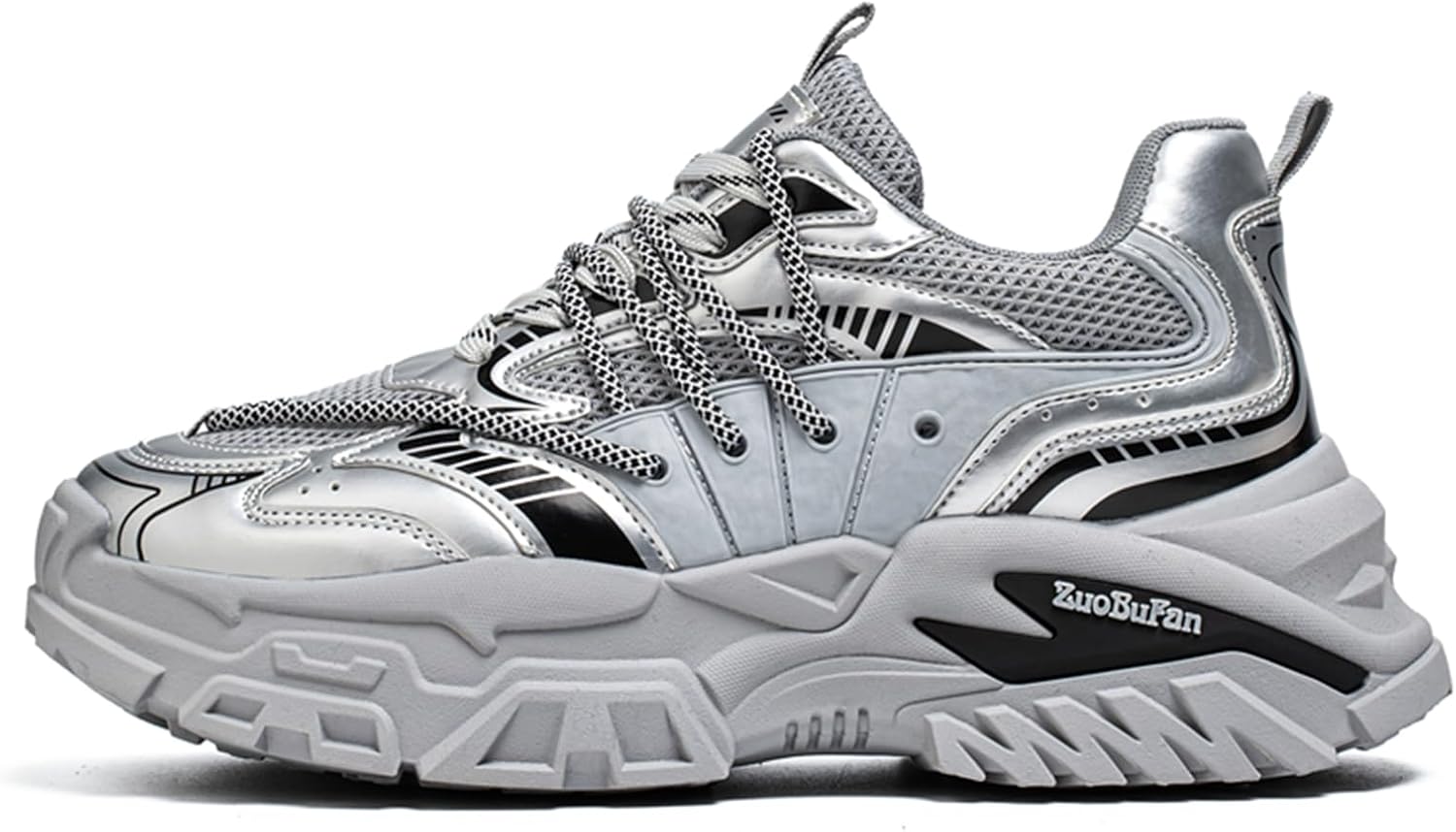 Мужские дышащие сетчатые спортивные туфли с круглым носком на шнуровке, модные кроссовки с высокой подошвой, противоскользящие и амортизирующие, с толстой подошвой, подходят для ходьбы, путешествий и походов Igzbibg, серый
Мужские дышащие сетчатые спортивные туфли с круглым носком на шнуровке, модные кроссовки с высокой подошвой, противоскользящие и амортизирующие, с толстой подошвой, подходят для ходьбы, путешествий и походов Igzbibg, серый