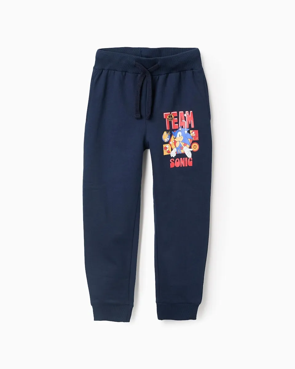 Детские брюки 100% хлопок с принтом Соник Zippy, темно-синий
Детские брюки 100% хлопок с принтом Соник Zippy, темно-синий