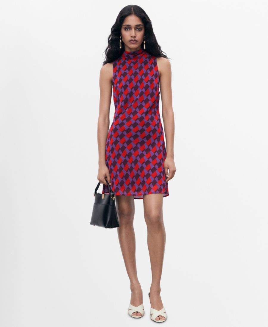 Женское платье с бантом и принтом MANGO, Violet
Женское платье с бантом и принтом MANGO, Violet