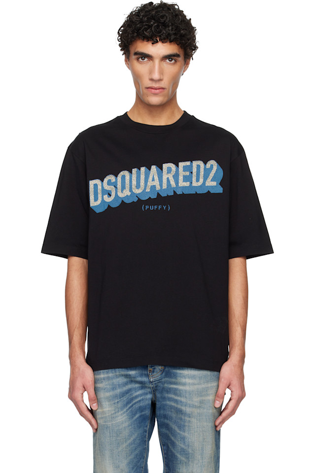 Футболка свободного кроя с 3D-логотипом Dsquared2, черный
Футболка свободного кроя с 3D-логотипом Dsquared2, черный