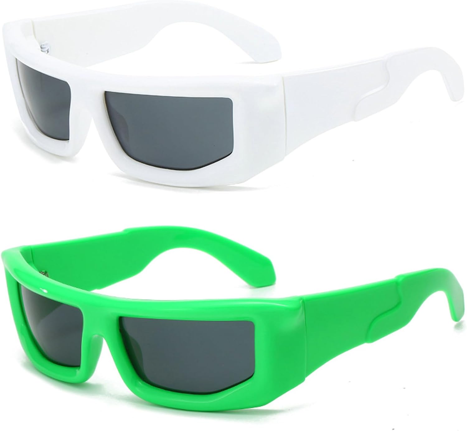 Спортивные солнцезащитные очки Y2K для женщин и мужчин, винтажные серебристые зеркальные квадратные очки, унисекс, для вечеринок, женские солнцезащитные очки UV400 mincl, 2pcs-white&green
Спортивные солнцезащитные очки Y2K для женщин и мужчин, винтажные серебристые зеркальные квадратные очки, унисекс, для вечеринок, женские солнцезащитные очки UV400 mincl, 2pcs-white&green