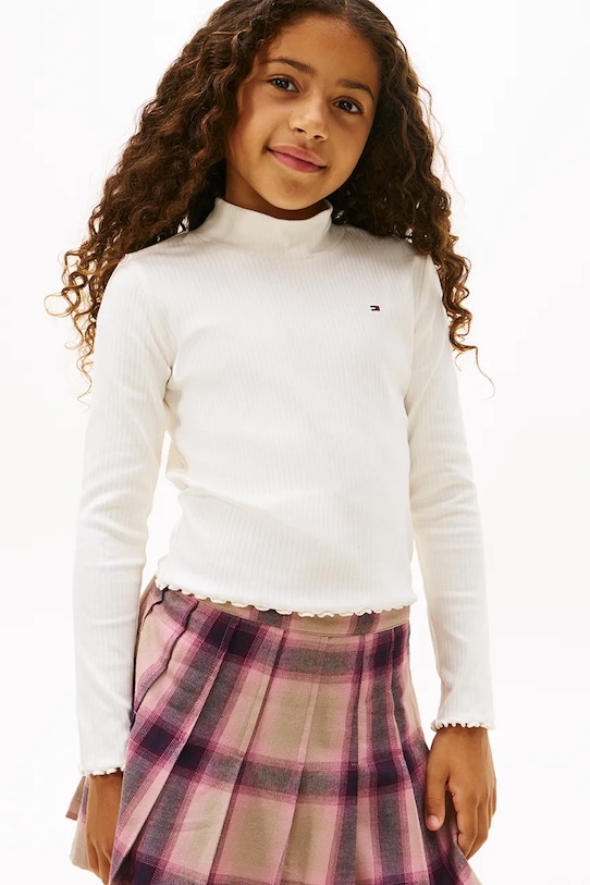 Детский лонгслив с хлопком Tommy Hilfiger, белый
Детский лонгслив с хлопком Tommy Hilfiger, белый