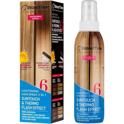 Спрей для осветления волос Suntouched с термо-эффектом Thermo Flash - 2-в-1
Спрей для осветления волос Suntouched с термо-эффектом Thermo Flash - 2-в-1