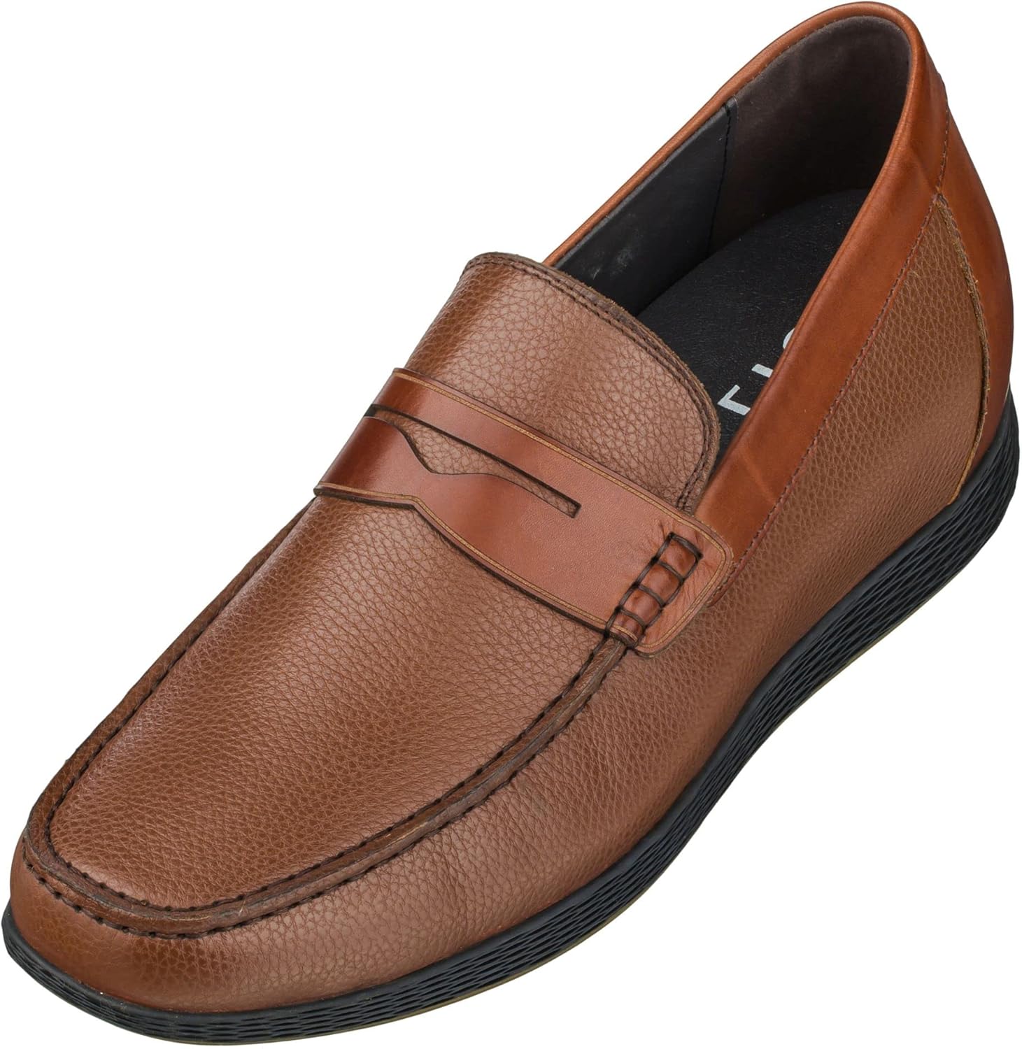 Мужские невидимые подъемные туфли CALTO - черные, из премиальной кожи, без шнурков, легкие повседневные лоферы - увеличение роста на 6 см - S1090 - размер 8 D(M) US
Мужские невидимые подъемные туфли CALTO - черные, из премиальной кожи, без шнурков, легкие повседневные лоферы - увеличение роста на 6 см - S1090 - размер 8 D(M) US